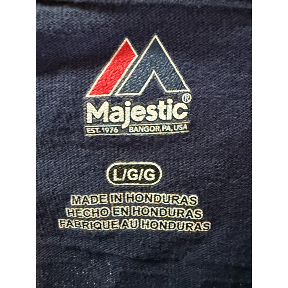 Gronkowski NFL Cotton Shirt Mens Size Large Blue New England Patriots Pullover - Picture 2 of 8